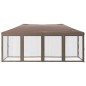 vidaXL Partyzelt Faltbar mit Seitenwänden Taupe 3x6 m vidaXL Partyzelt Faltbar mit Seitenwänden Taupe 3x6 m