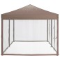 vidaXL Partyzelt Faltbar mit Seitenwänden Taupe 3x6 m vidaXL Partyzelt Faltbar mit Seitenwänden Taupe 3x6 m