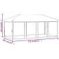 vidaXL Partyzelt Faltbar mit Seitenwänden Taupe 3x6 m vidaXL Partyzelt Faltbar mit Seitenwänden Taupe 3x6 m