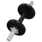 vidaXL Langhantel und Kurzhantel Set 30 kg Gusseisen vidaXL Langhantel und Kurzhantel Set 30 kg Gusseisen