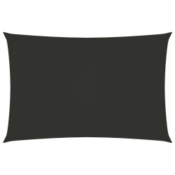 vidaXL Sonnensegel Oxford-Gewebe Rechteckig 6x8 m Anthrazit