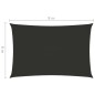vidaXL Sonnensegel Oxford-Gewebe Rechteckig 6x8 m Anthrazit vidaXL Sonnensegel Oxford-Gewebe Rechteckig 6x8 m Anthrazit