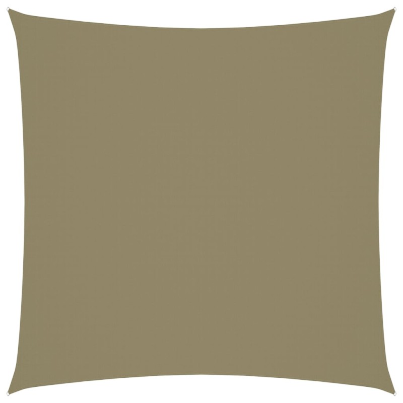 vidaXL Sonnensegel Oxford-Gewebe Quadratisch 4x4 m Beige vidaXL Sonnensegel Oxford-Gewebe Quadratisch 4x4 m Beige
