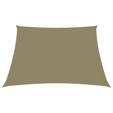 vidaXL Sonnensegel Oxford-Gewebe Quadratisch 4x4 m Beige