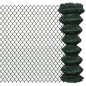 vidaXL Maschendrahtzaun Stahl 1,25x15 m Grün vidaXL Maschendrahtzaun Stahl 1,25x15 m Grün