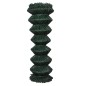 vidaXL Maschendrahtzaun Stahl 1,25x15 m Grün vidaXL Maschendrahtzaun Stahl 1,25x15 m Grün