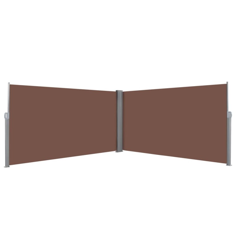 vidaXL Ausziehbare Seitenmarkise 160×600 cm Braun vidaXL Ausziehbare Seitenmarkise 160×600 cm Braun