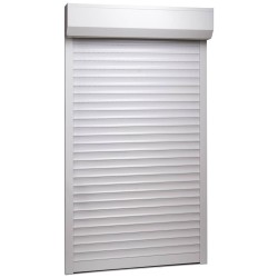 vidaXL Rollladen Aluminium 100x210 cm Weiß