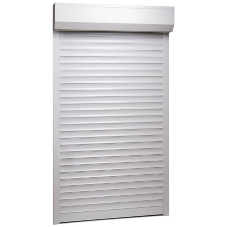 vidaXL Rollladen Aluminium 100x210 cm Weiß