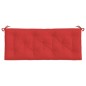 Gartenbank-Auflagen 2 Stk. Rot 120x50x7 cm Oxford-Gewebe Gartenbank-Auflagen 2 Stk. Rot 120x50x7 cm Oxford-Gewebe