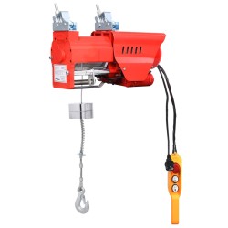 vidaXL Elektrisches Hebezeug Hochgeschwindigkeit 300/600 kg 1300 W 