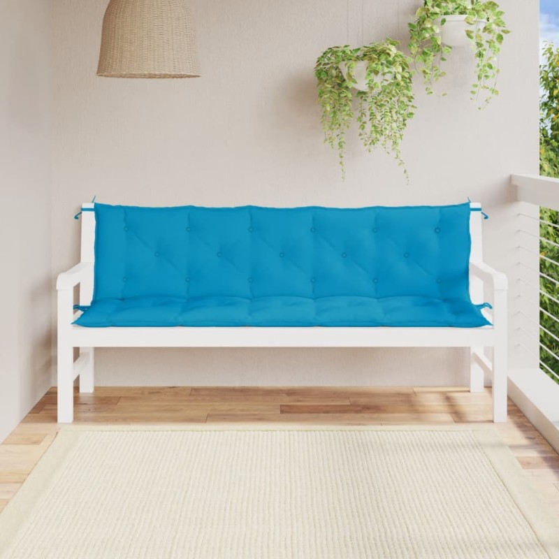 vidaXL Gartenbank-Auflagen 2 Stk. Hellblau 180x50x7 cm Oxford-Gewebe vidaXL Gartenbank-Auflagen 2 Stk. Hellblau 180x50x7 cm Oxford-Gewebe