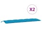 vidaXL Gartenbank-Auflagen 2 Stk. Hellblau 180x50x7 cm Oxford-Gewebe vidaXL Gartenbank-Auflagen 2 Stk. Hellblau 180x50x7 cm Oxford-Gewebe
