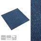 vidaXL Teppichfliesen 20 Stk. 5 m² 50x50 cm Dunkelblau vidaXL Teppichfliesen 20 Stk. 5 m² 50x50 cm Dunkelblau