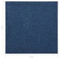vidaXL Teppichfliesen 20 Stk. 5 m² 50x50 cm Dunkelblau vidaXL Teppichfliesen 20 Stk. 5 m² 50x50 cm Dunkelblau
