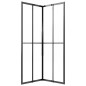 vidaXL Duschkabine Halbmatt ESG 80x80x180 cm Schwarz vidaXL Duschkabine Halbmatt ESG 80x80x180 cm Schwarz