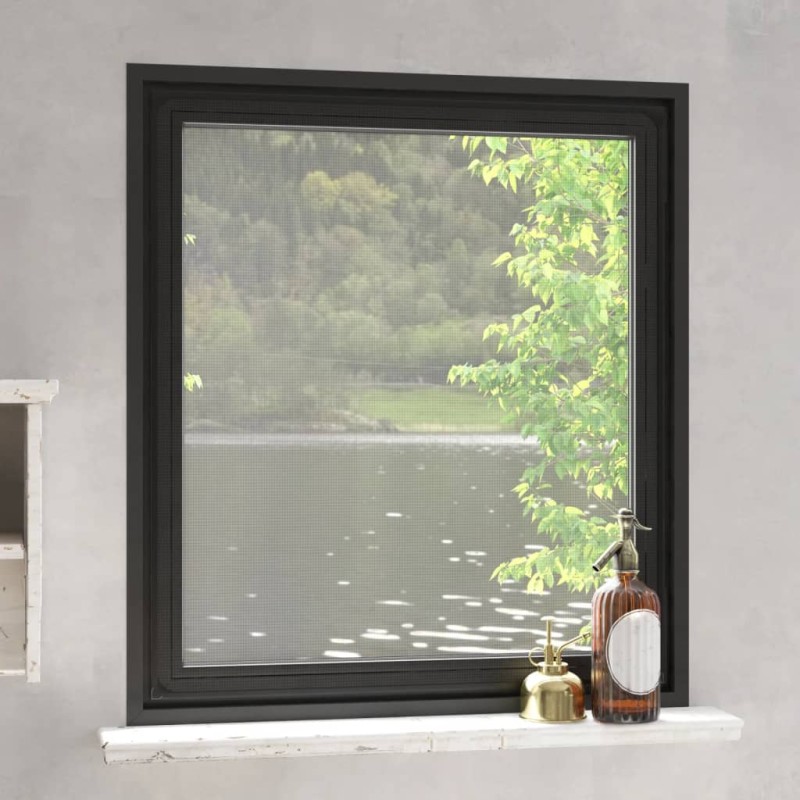 vidaXL Magnet-Insektenschutz für Fenster Anthrazit 120x140 cm vidaXL Magnet-Insektenschutz für Fenster Anthrazit 120x140 cm