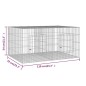 vidaXL Kaninchenkäfig 2 Paneele 110x79x54 cm Verzinktes Eisen vidaXL Kaninchenkäfig 2 Paneele 110x79x54 cm Verzinktes Eisen