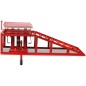 vidaXL Auffahrrampen 2 Stk. Rot Stahl vidaXL Auffahrrampen 2 Stk. Rot Stahl