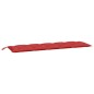Gartenbank-Auflagen 2 Stk. Rot 180x50x7 cm Oxford-Gewebe Gartenbank-Auflagen 2 Stk. Rot 180x50x7 cm Oxford-Gewebe