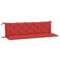 Gartenbank-Auflagen 2 Stk. Rot 180x50x7 cm Oxford-Gewebe Gartenbank-Auflagen 2 Stk. Rot 180x50x7 cm Oxford-Gewebe