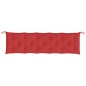 Gartenbank-Auflagen 2 Stk. Rot 180x50x7 cm Oxford-Gewebe Gartenbank-Auflagen 2 Stk. Rot 180x50x7 cm Oxford-Gewebe