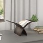 vidaXL Zeitungsständer Holz Freistehend Braun vidaXL Zeitungsständer Holz Freistehend Braun