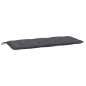 Gartenbank-Auflagen 2 Stk. Anthrazit 120x50x7 cm Oxford-Gewebe Gartenbank-Auflagen 2 Stk. Anthrazit 120x50x7 cm Oxford-Gewebe