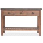 vidaXL Konsolentisch Tannenholz Massiv 122 x 35 x 80 cm vidaXL Konsolentisch Tannenholz Massiv 122 x 35 x 80 cm