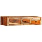 vidaXL Wand-Konsolentisch 100x25x20 cm Massivholz Palisander vidaXL Wand-Konsolentisch 100x25x20 cm Massivholz Palisander