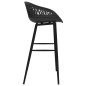 vidaXL Barhocker 2 Stk. Schwarz vidaXL Barhocker 2 Stk. Schwarz