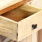 vidaXL Beistellschrank 60x30x75 cm Altholz Massiv vidaXL Beistellschrank 60x30x75 cm Altholz Massiv