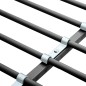 vidaXL Etagenbett mit Tischrahmen Schwarz Metall 90x200 cm vidaXL Etagenbett mit Tischrahmen Schwarz Metall 90x200 cm