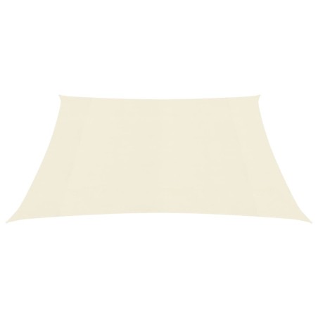vidaXL Sonnensegel 160 g/m² Creme 4x4 m HDPE