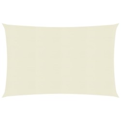 vidaXL Sonnensegel 160 g/m² Creme 3x6 m HDPE 