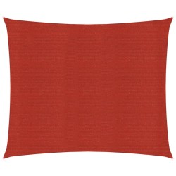 vidaXL Sonnensegel 160 g/m² Rot 2,5x3 m HDPE