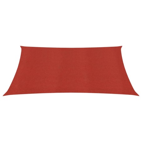 vidaXL Sonnensegel 160 g/m² Rot 2,5x3 m HDPE