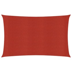 vidaXL Sonnensegel 160 g/m² Rot 4x6 m HDPE
