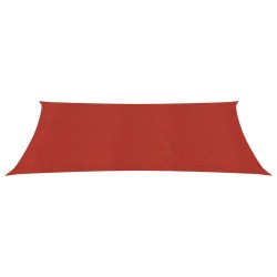 vidaXL Sonnensegel 160 g/m² Rot 4x6 m HDPE
