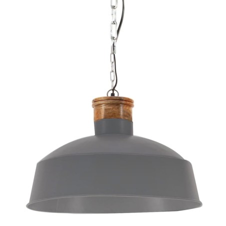 vidaXL Hängelampe Industriestil 58 cm Grau E27