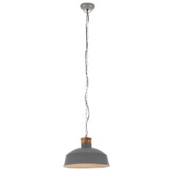 vidaXL Hängelampe Industriestil 58 cm Grau E27