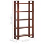 vidaXL Bücherregal Honigbraun 85x30x166 cm Akazie Massivholz vidaXL Bücherregal Honigbraun 85x30x166 cm Akazie Massivholz