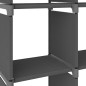 vidaXL Würfel-Regal 12 Fächer Grau 103x30x141 cm Stoff vidaXL Würfel-Regal 12 Fächer Grau 103x30x141 cm Stoff