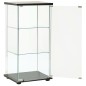 vidaXL Vitrinenschrank Hartglas Schwarz vidaXL Vitrinenschrank Hartglas Schwarz