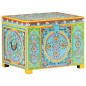 vidaXL Aufbewahrungsbox Handbemalt 50x40x40 cm Mango Massivholz vidaXL Aufbewahrungsbox Handbemalt 50x40x40 cm Mango Massivholz