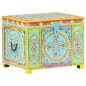 vidaXL Aufbewahrungsbox Handbemalt 50x40x40 cm Mango Massivholz vidaXL Aufbewahrungsbox Handbemalt 50x40x40 cm Mango Massivholz