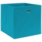 vidaXL Aufbewahrungsboxen 4 Stk. Vliesstoff 28x28x28 cm Babyblau vidaXL Aufbewahrungsboxen 4 Stk. Vliesstoff 28x28x28 cm Babyblau