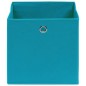 vidaXL Aufbewahrungsboxen 4 Stk. Vliesstoff 28x28x28 cm Babyblau vidaXL Aufbewahrungsboxen 4 Stk. Vliesstoff 28x28x28 cm Babyblau