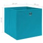 vidaXL Aufbewahrungsboxen 4 Stk. Vliesstoff 28x28x28 cm Babyblau vidaXL Aufbewahrungsboxen 4 Stk. Vliesstoff 28x28x28 cm Babyblau