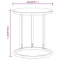 vidaXL Beistelltisch Golden und Schwarz 45 cm Hartglas vidaXL Beistelltisch Golden und Schwarz 45 cm Hartglas